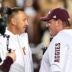 Texas A&M Aggies head coach Mike Elko