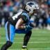 Dec 1, 2024; Charlotte, North Carolina, USA; Carolina Panthers running back Jonathon Brooks (24) runs for yardage against the Tampa Bay Buccaneers during the second half at Bank of America Stadium.