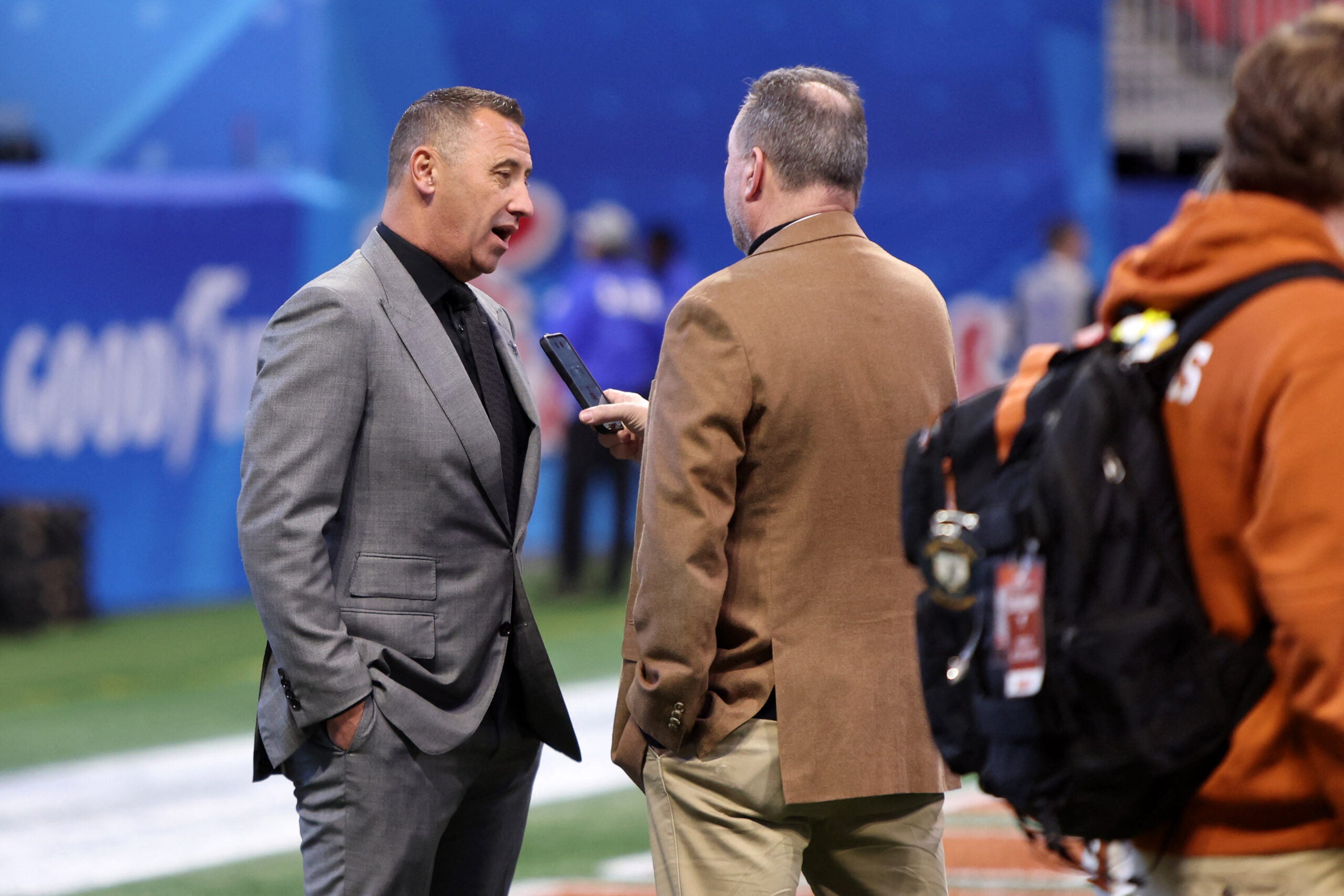 Texas Longhorns head coach Steve Sarkisian Montre Jackson2027 recruiting class