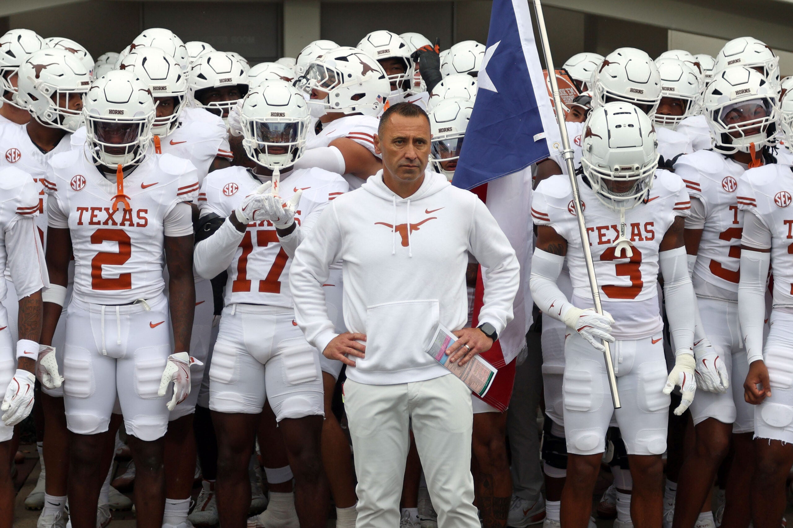 Texas Longhorns head coach Steve Sarkisian 2027 recruiting class