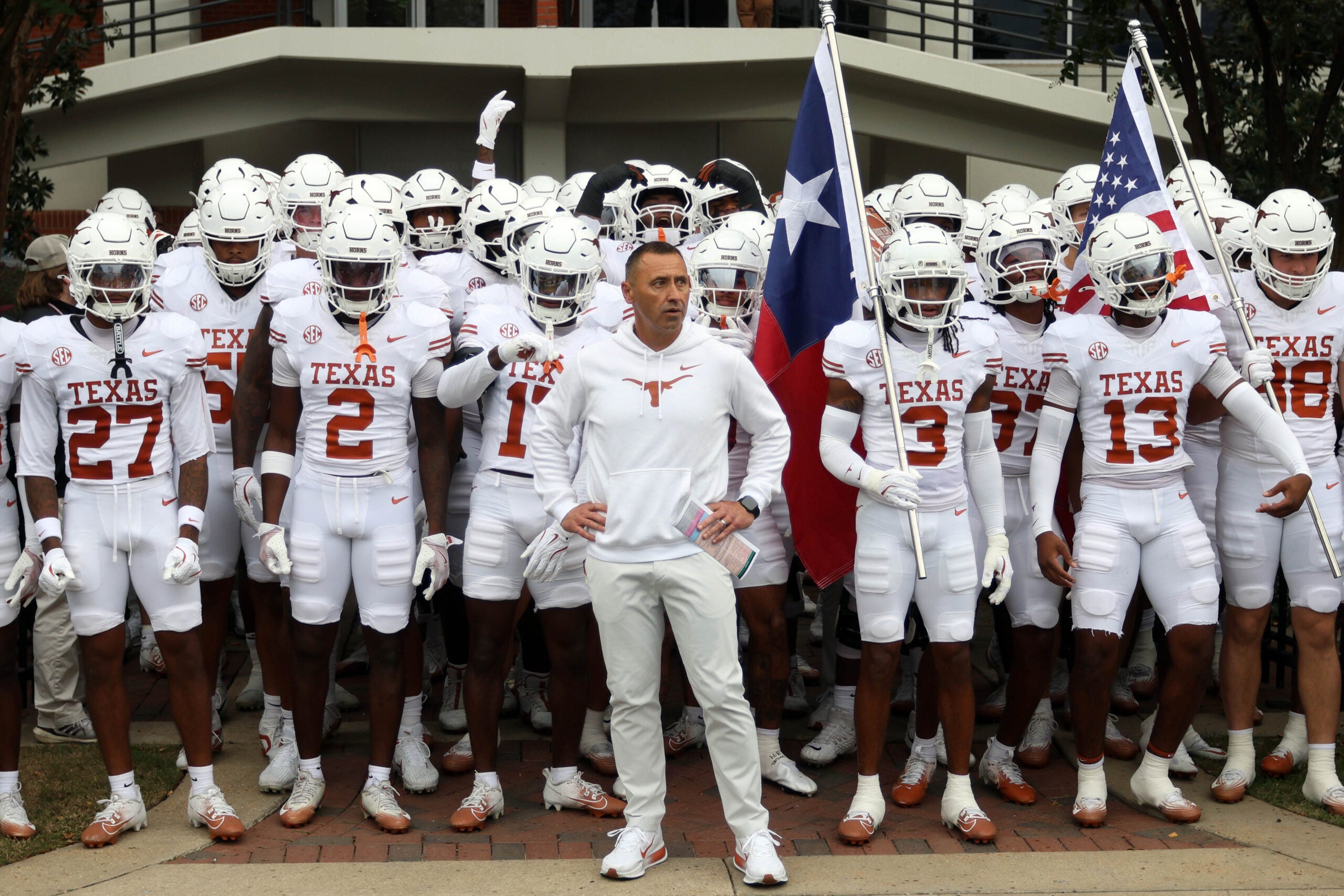 Texas Longhorns head coach Steve Sarkisian 2027 recruiting class