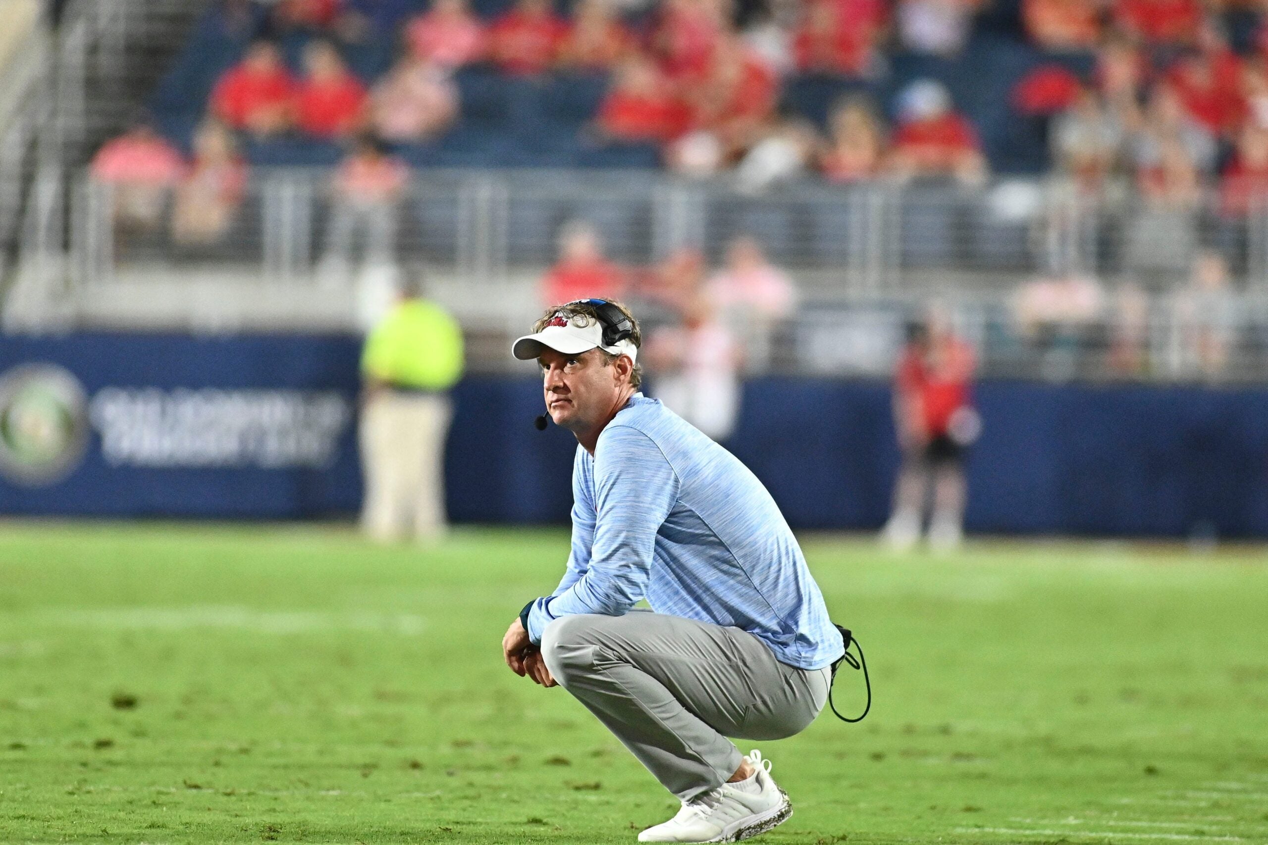 Ole Miss Rebels LSU Tigers head coach Lane Kiffin 2027 recruiting class