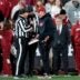 Oklahoma Sooners head coach Brent venables quarterback John Mateer