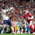 Dec 28, 2025; Santa Clara, California, USA; Chicago Bears wide receiver Luther Burden III (10) makes a catch to score a touchdown against the San Francisco 49ers in the first half at Levi's Stadium.