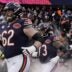 Jan 4, 2026; Chicago, Illinois, USA; Chicago Bears guard Joe Thuney (62) and Jonah Jackson (73) run onto the field before the game between the Chicago Bears and the Detroit Lions at Soldier Field.