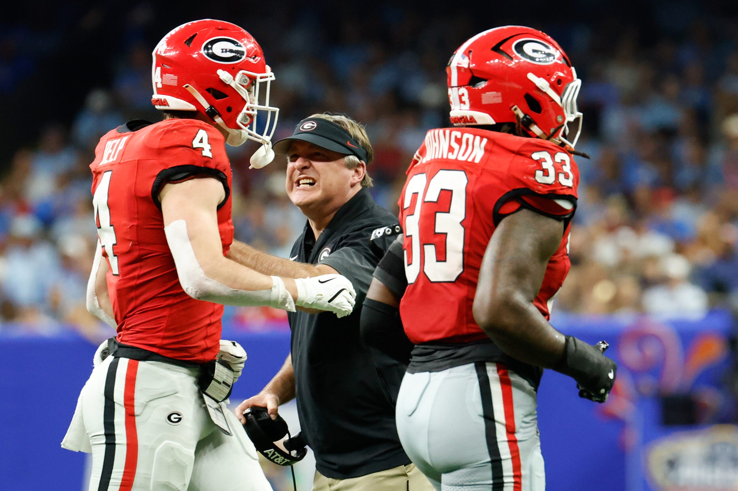 Georgia Bulldogs head coach Kirby Smart recruiting