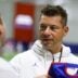 Florida head coach Jon Sumrall talks on the sideline during spring practice at Sanders Practice Fields in Gainesville, FL on Tuesday, April 7, 2026.