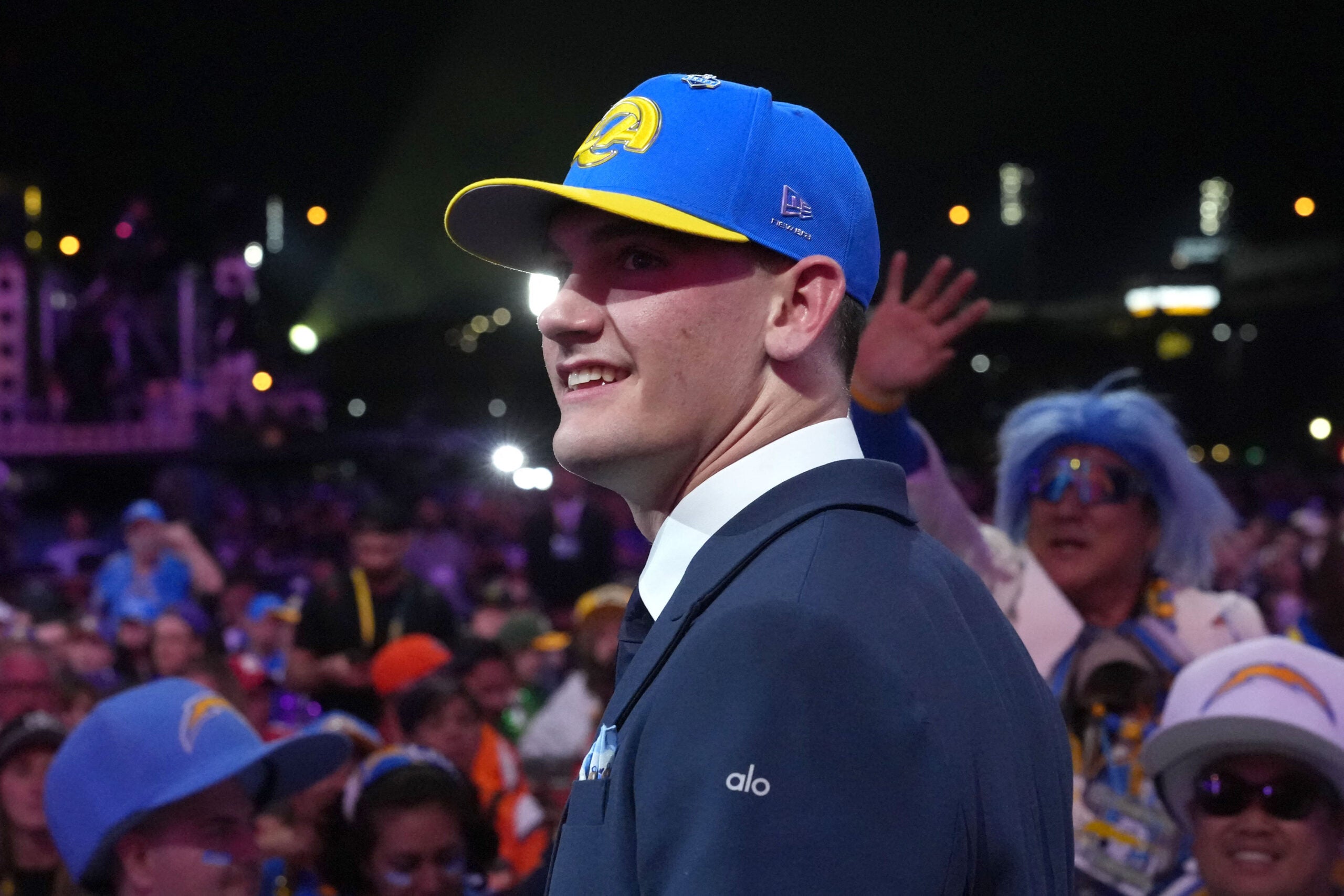 The Rams felt comfortable with the Myles Garrett trade after drafting Ty Simpson.