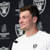 Las Vegas Raiders quarterback Fernando Mendoza