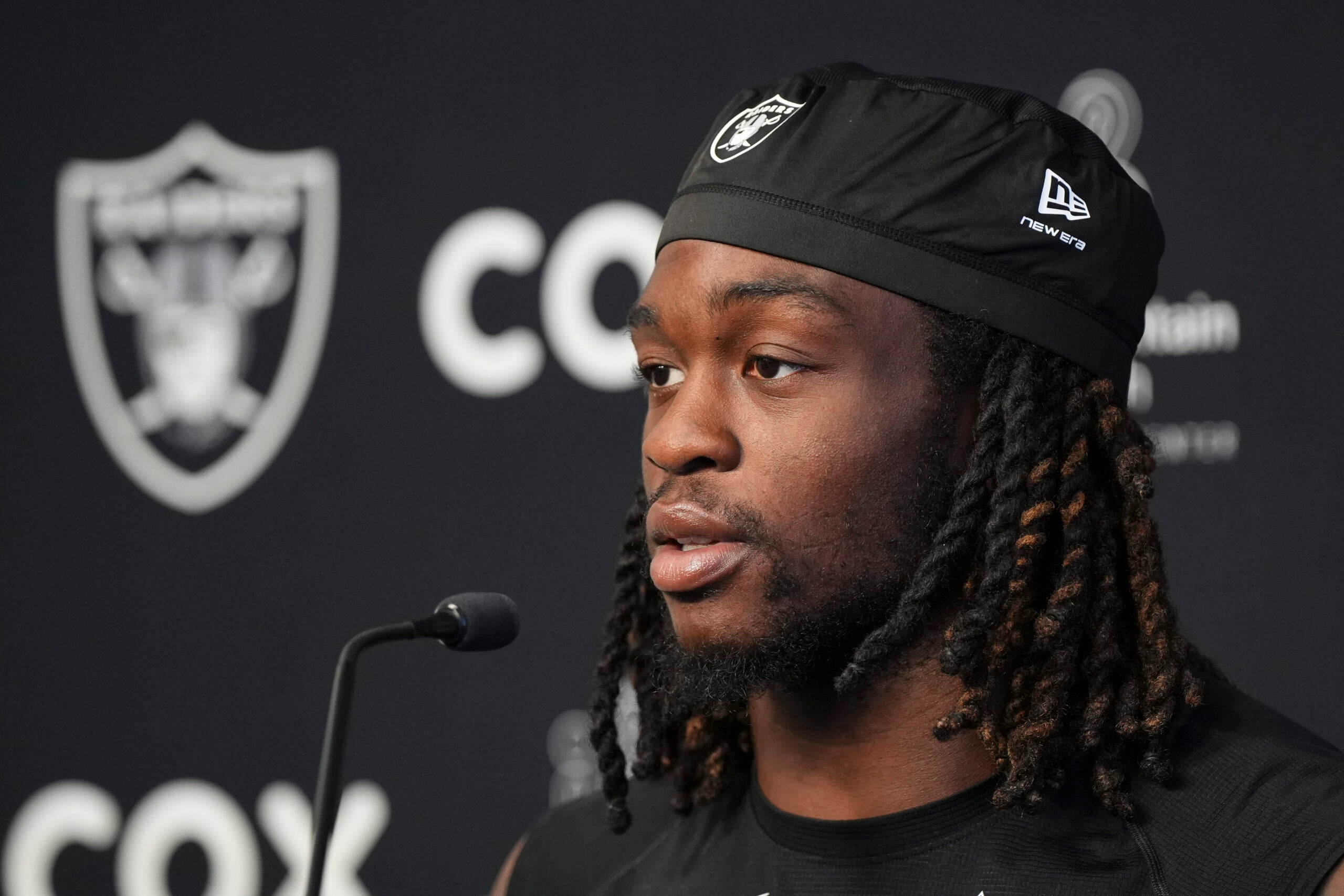 Las Vegas Raiders running back Ashton Jeanty
