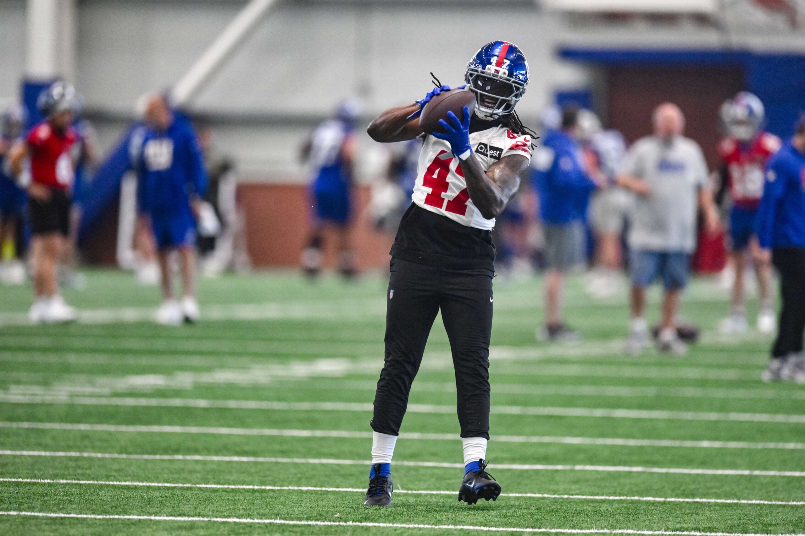 The Giants are glad Cam Jones' injury isn't serious.