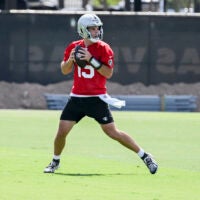Las Vegas Raiders quarterback rookie Fernando mendoza