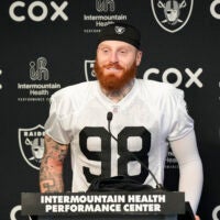 Las Vegas Raiders defensive end Maxx Crosby