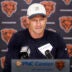 Jun 9, 2026; Lake Forest, IL, USA; Chicago Bears head coach Ben Johnson speaks during Minicamp at Halas Hall.