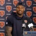 Jun 9, 2026; Lake Forest, IL, USA; Chicago Bears defensive lineman Gervon Dexter Sr. speaks during Minicamp at Halas Hall.