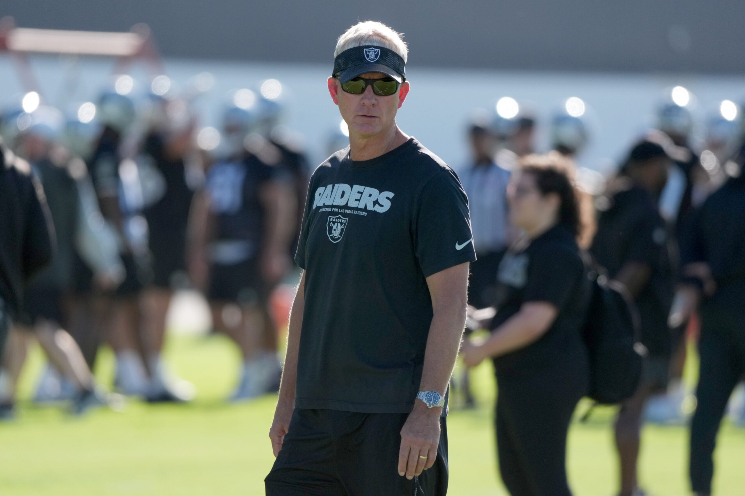 Las Vegas Raiders assistant head coach Mike McCoy