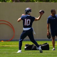 Denver Broncos quarterback Bo Nix Mandatory Minicamp