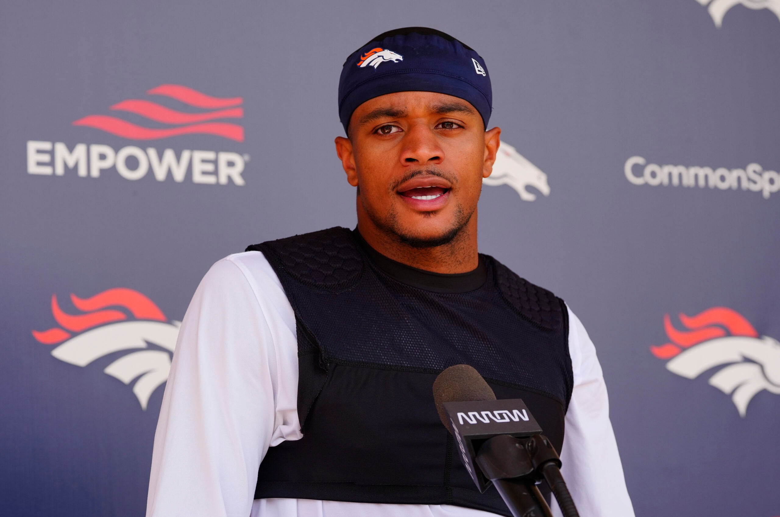 Denver Broncos cornerback Pat Surtain