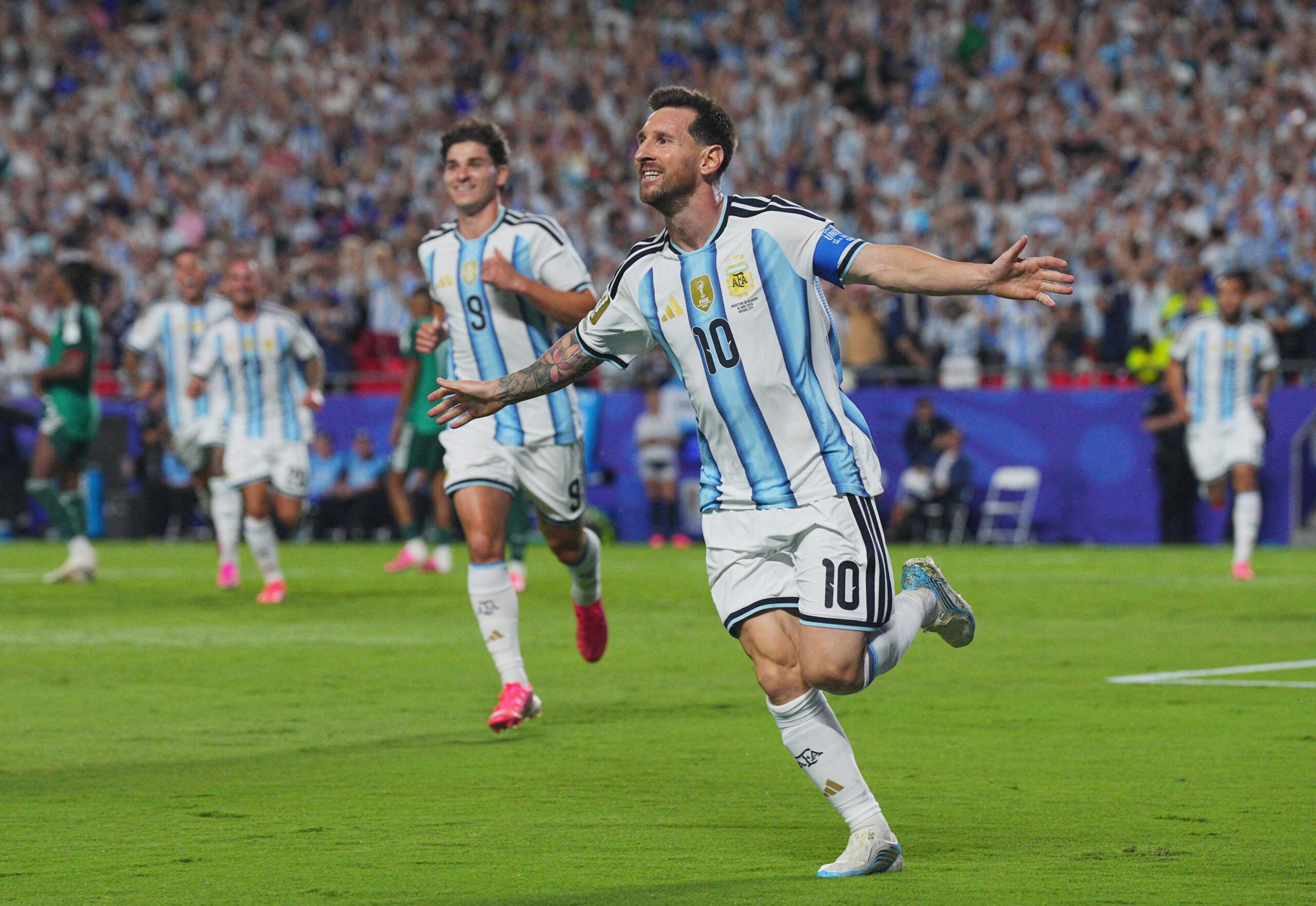 Argentina World Cup at Arrowhead Stadium Lionel Messi