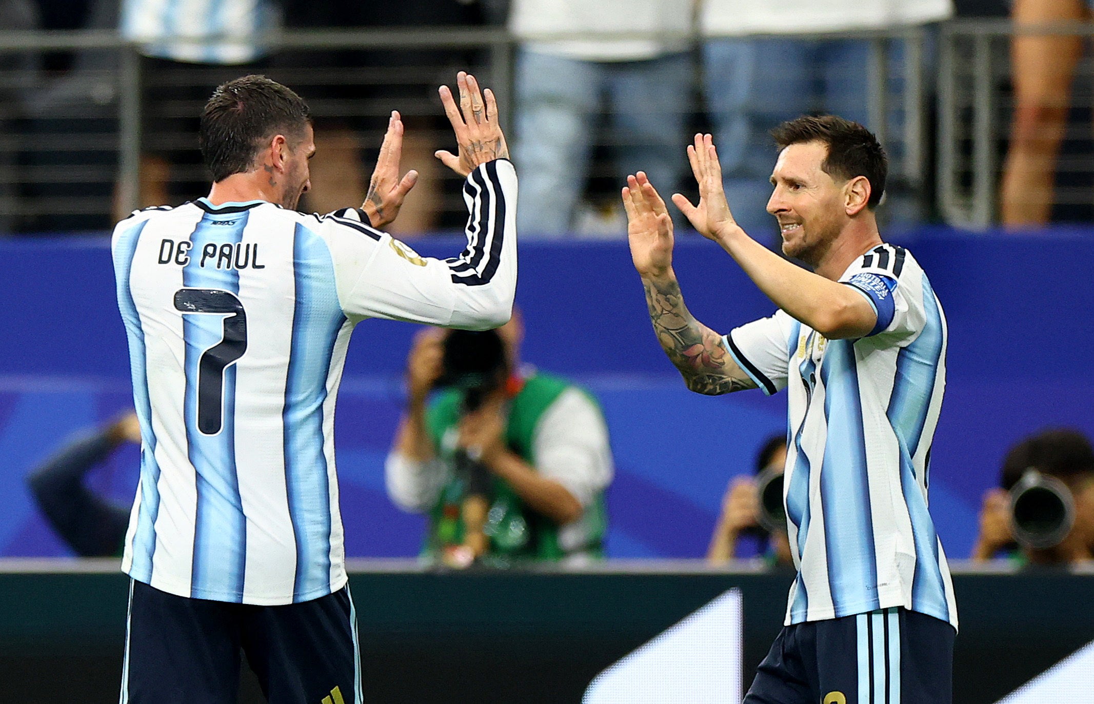 Dallas Cowboys stadium AT&T Stadium Lionel Messi World Cup goal record