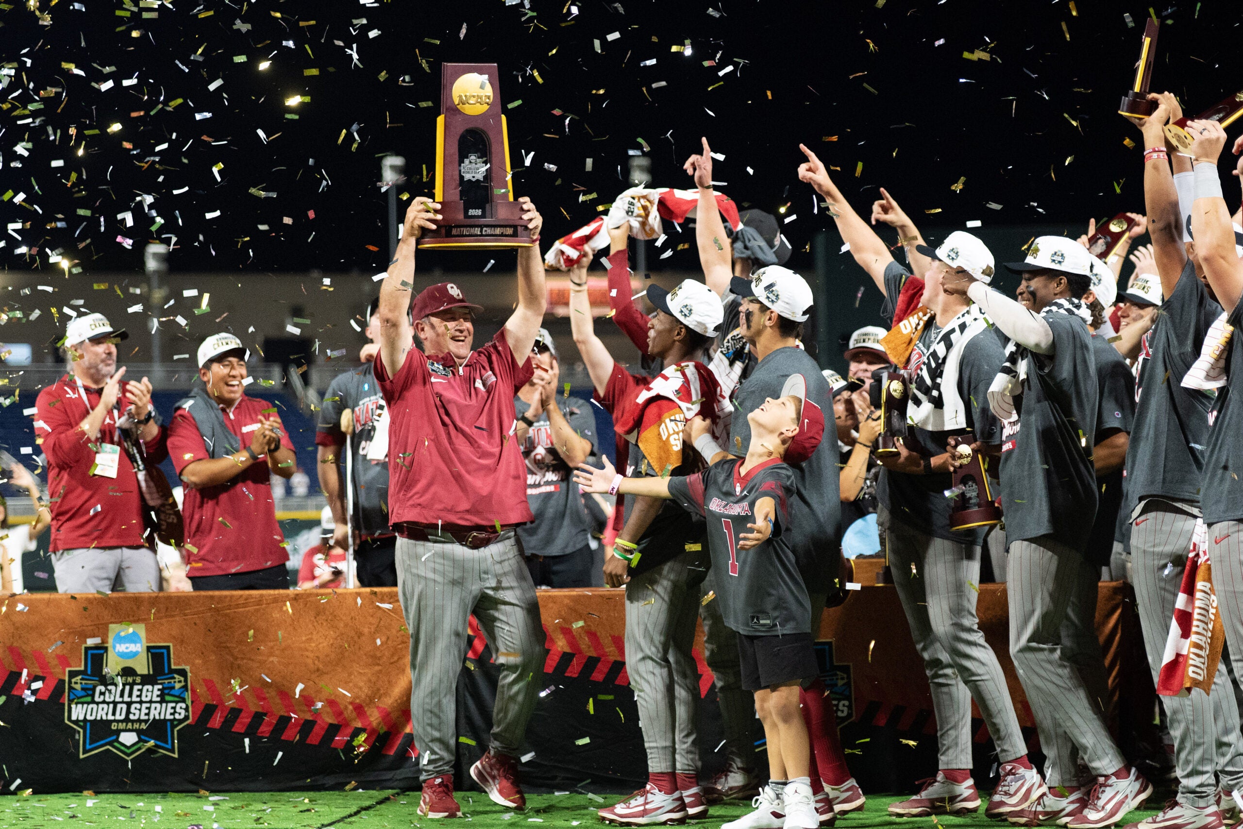 Oklahoma Sooners baseball national championship Skip johnson