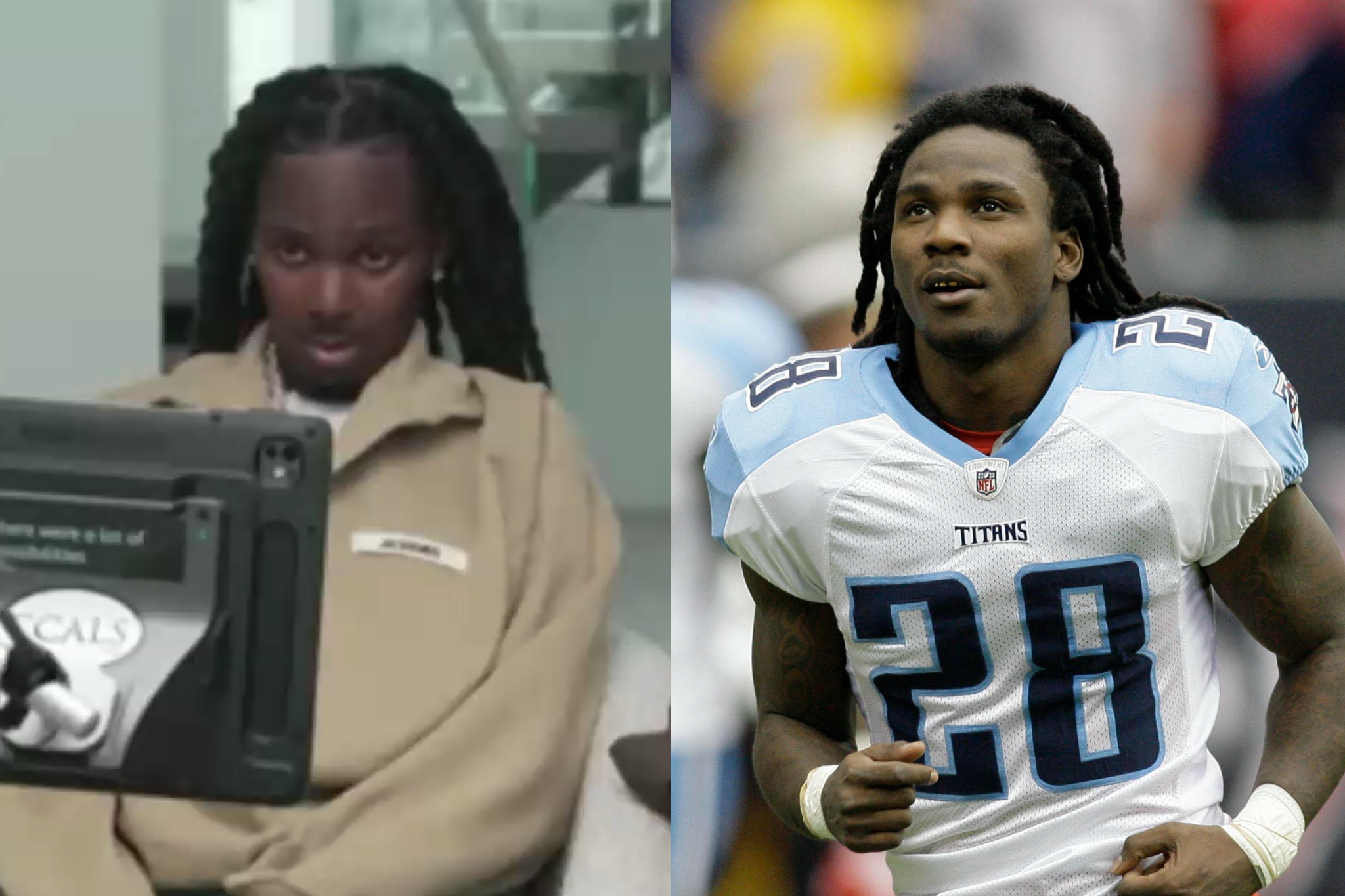 Chris Johnson ALS diagnosis Good Morning America Tennessee Titans