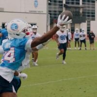 Tennessee Titans Carnell Tate WR tiers OTAs