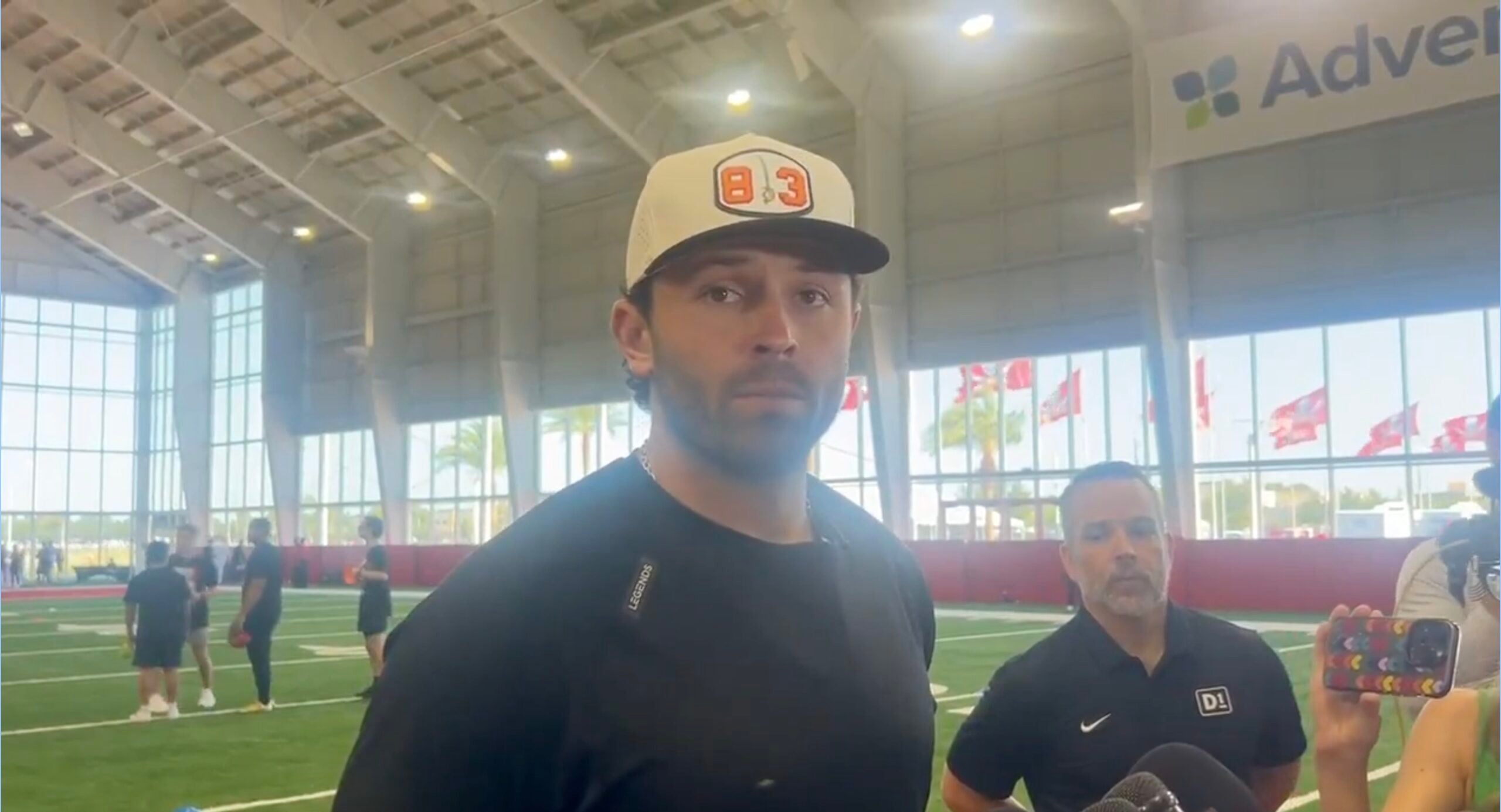 Baker Mayfield and the Buccaneers aren't progressing in contract extension talks.