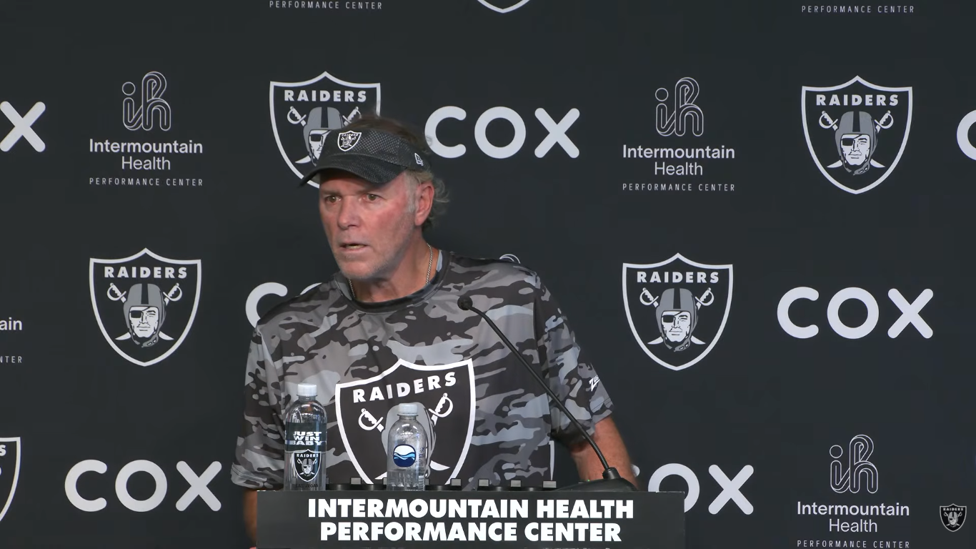 Las Vegas Raiders special team coordinator Joe DeCamillis at Mandatory Minicamp
