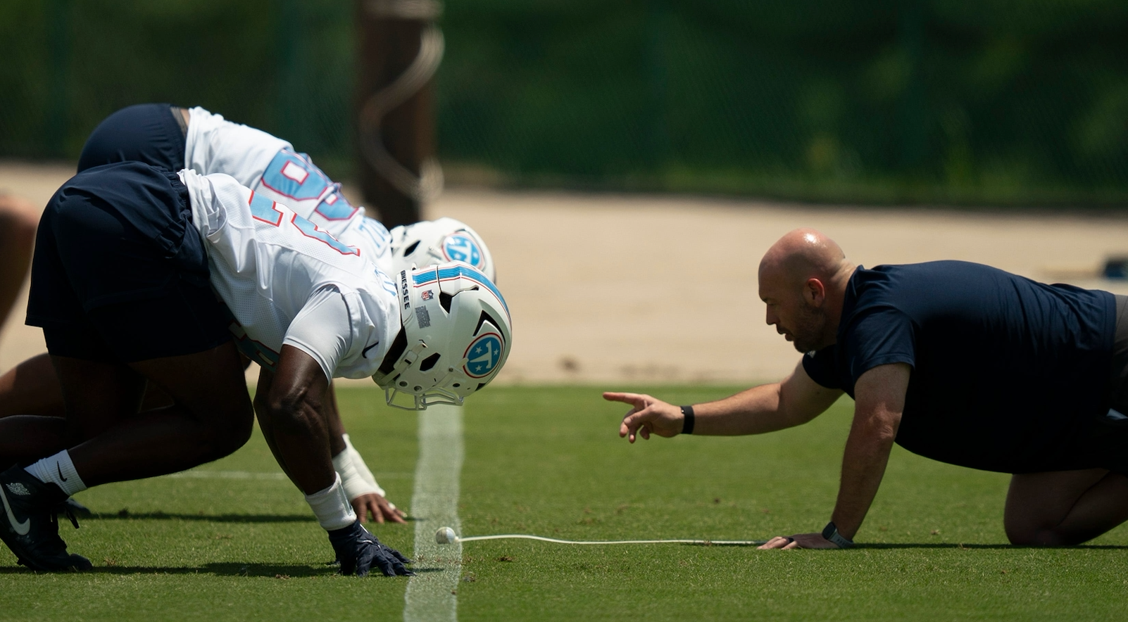 Tennessee Titans defensive line Aaron whitecotton marshaon kneeland
