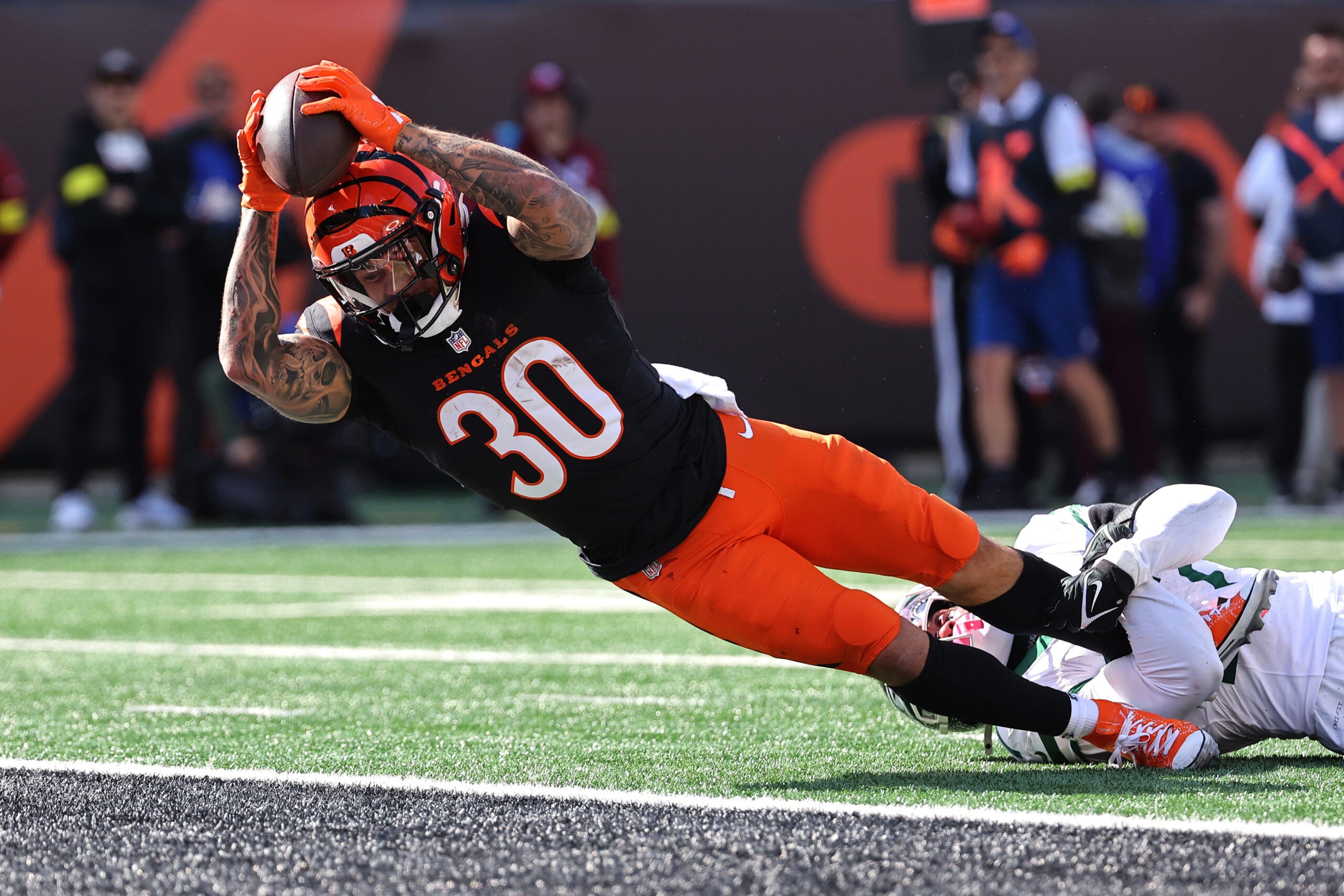 Cincinnati Bengals running back Chase Brown