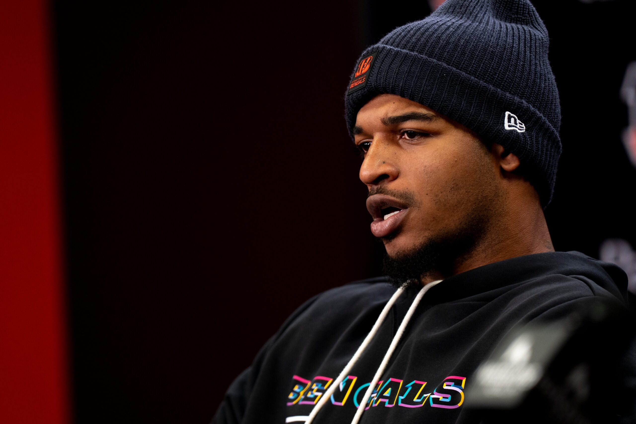 Cincinnati Bengals receiver Ja'Marr Chase is ready to roll with Dexter Lawrence.