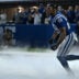 Nov 30, 2025; Indianapolis, Indiana, USA; Indianapolis Colts running back Jonathan Taylor (28) is introduced before a game against the Houston Texans at Lucas Oil Stadium.