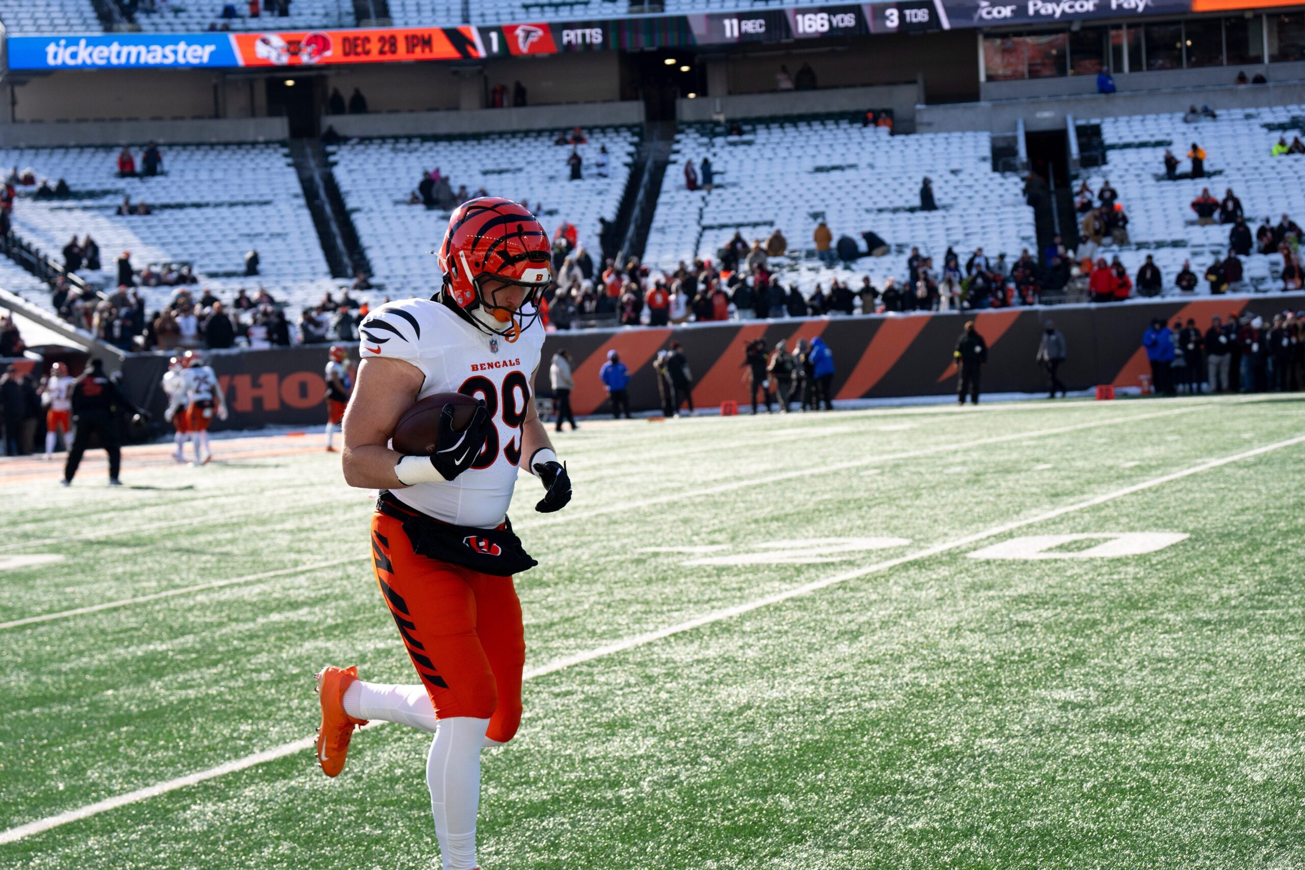 Cincinnati Bengals tight end Drew Sample
