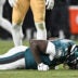 Jan 11, 2026; Philadelphia, PA, USA; Philadelphia Eagles wide receiver A.J. Brown (11) reacts after failing to make a catch against the San Francisco 49ers during the fourth quarter in an NFC Wild Card Round game at Lincoln Financial Field.