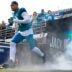 Jacksonville Jaguars defensive tackle Arik Armstead (91) is introduced before an NFL football AFC Wild Card playoff matchup, Sunday, Jan. 11, 2026, in Jacksonville, Fla. The Bills defeated the Jaguars 27-24.