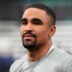 Feb 2, 2026; San Francisco, CA, USA; Philadelphia Eagles quarterrback Jalen Hurts (1) during NFC practice at the NFL Flag Fieldhouse at Moscone Center South Building.