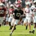 April 11, 2026; Tuscaloosa, AL, USA; Alabama quarterback Keelon Russell runs the ball at Bryant-Denny Stadium during the Alabama A Day scrimmage.