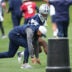 May 1, 2026; Frisco, TX, USA; Dallas Cowboys cornerback Caleb Downs (18) is coached through a drill with defensive coordinator Christian Parker at the Ford Center at the Star Training Facility in Frisco, Texas.