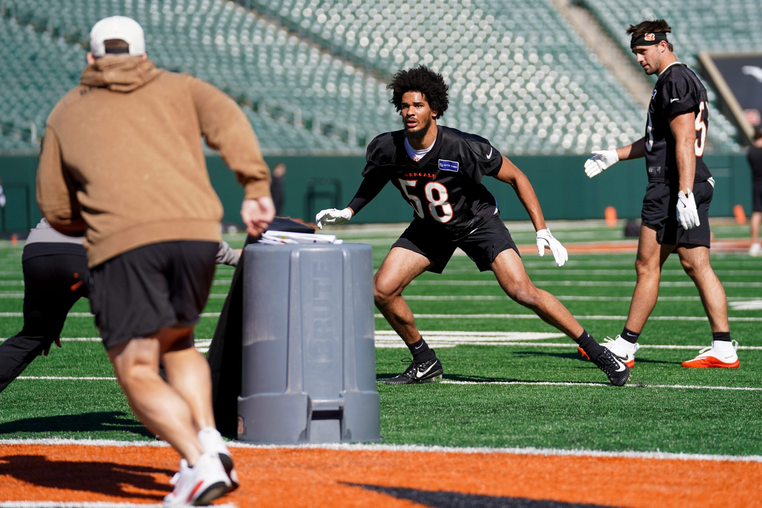 Cincinnati Bengals rookie linebacker Eric Gentry