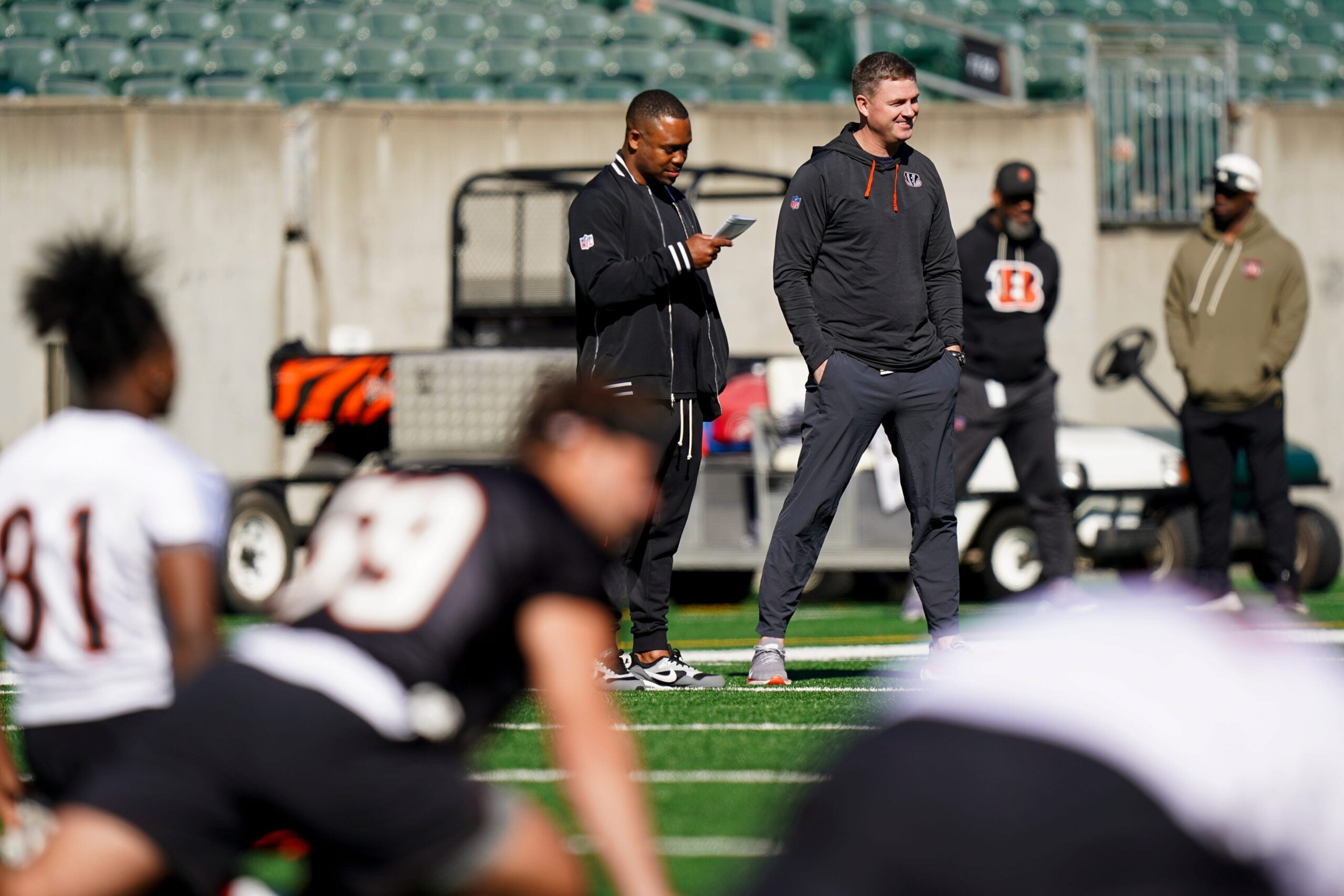 Cincinnati Bengals head coach Zac Taylor