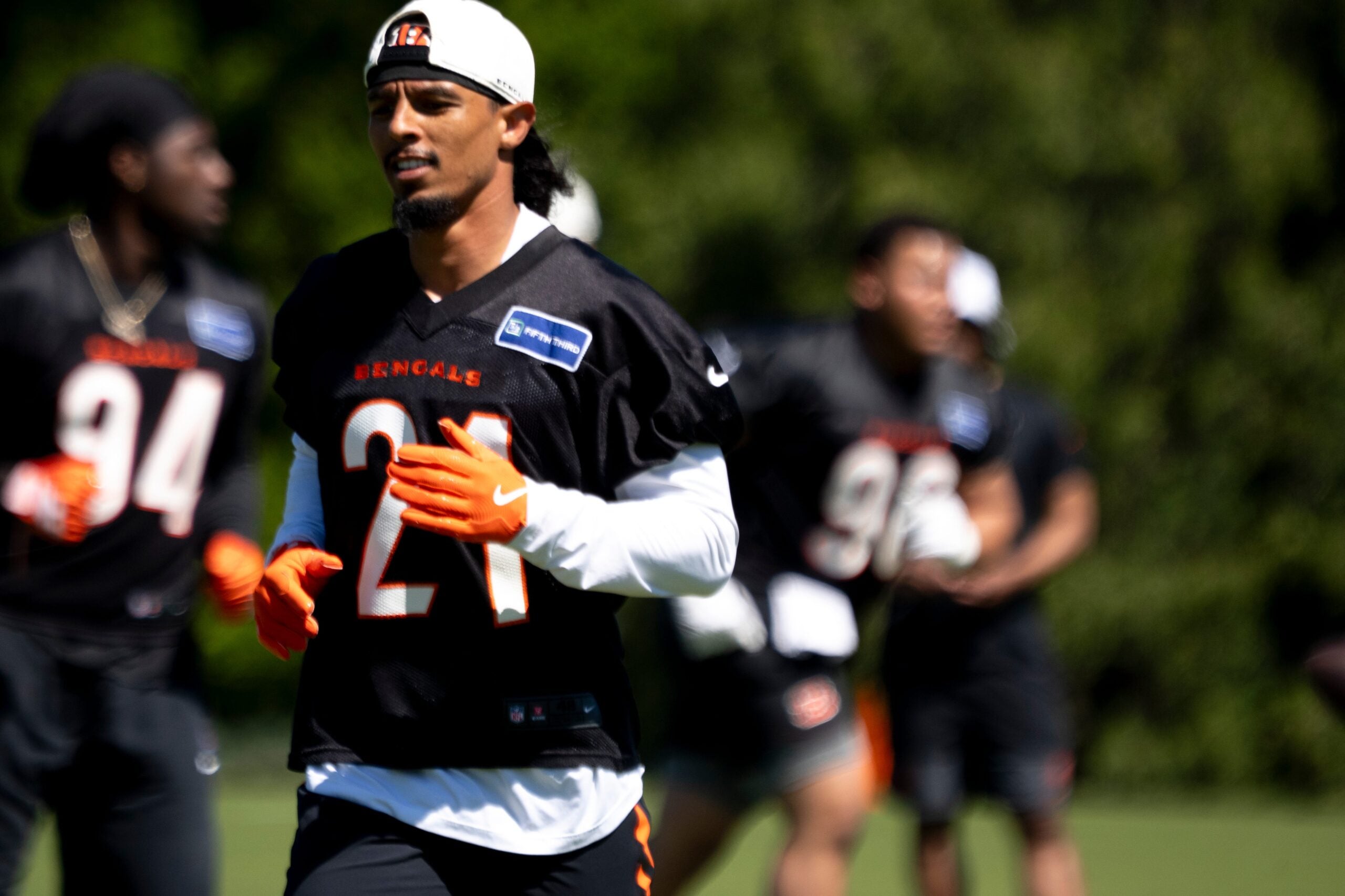 Cincinnati Bengals cornerback Bralyn Lux