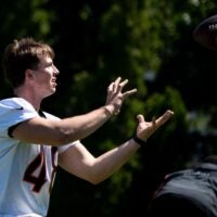 Cincinnati Bengals rookie tight end Josh Kattus