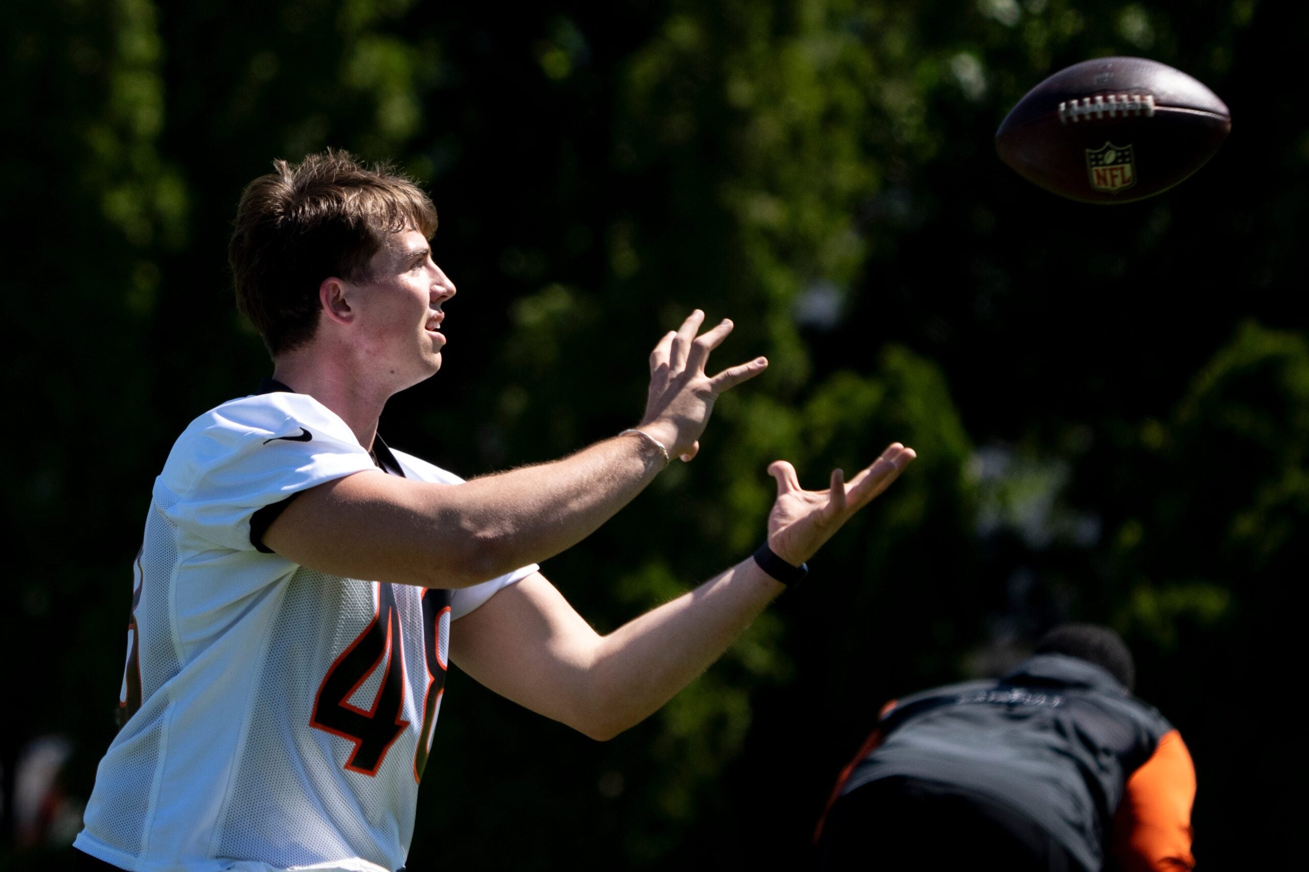 Cincinnati Bengals rookie tight end Josh Kattus