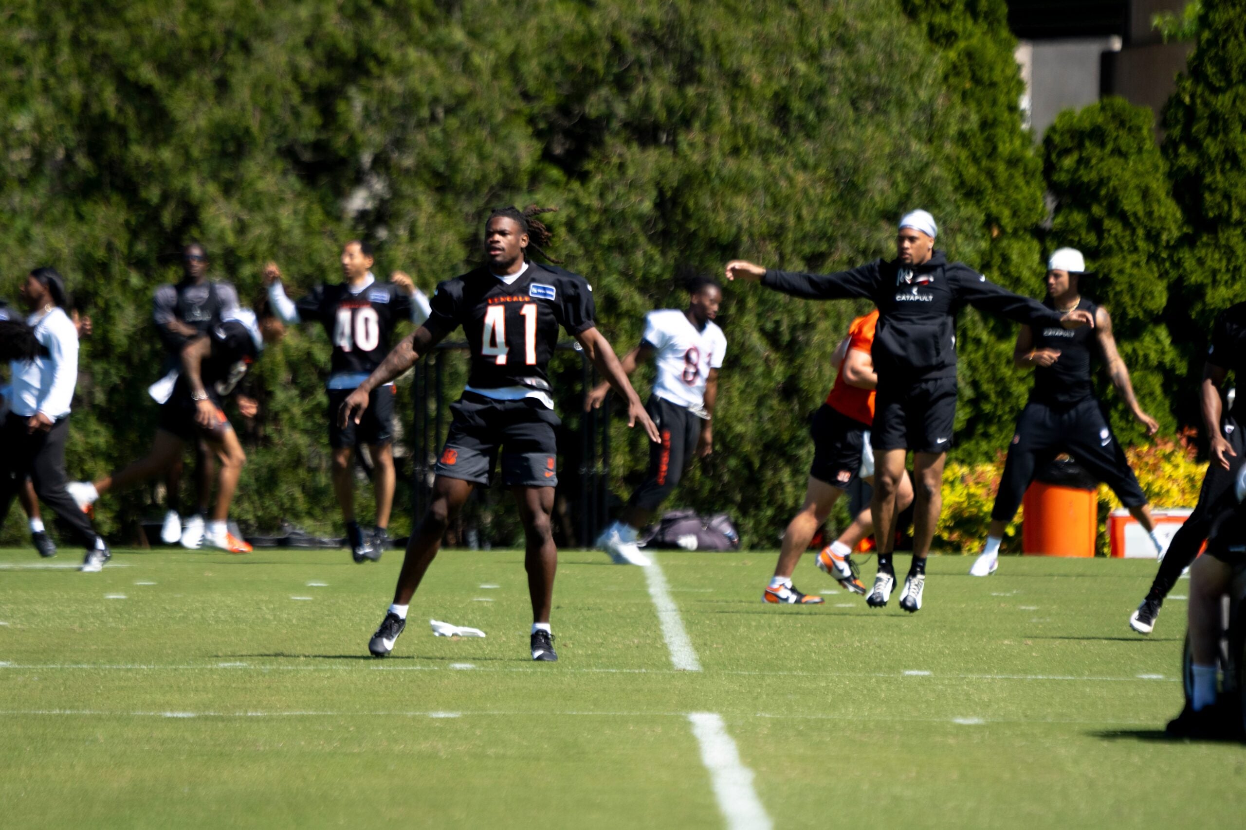 Cincinnati Bengals safety Isaiah Nwokobia