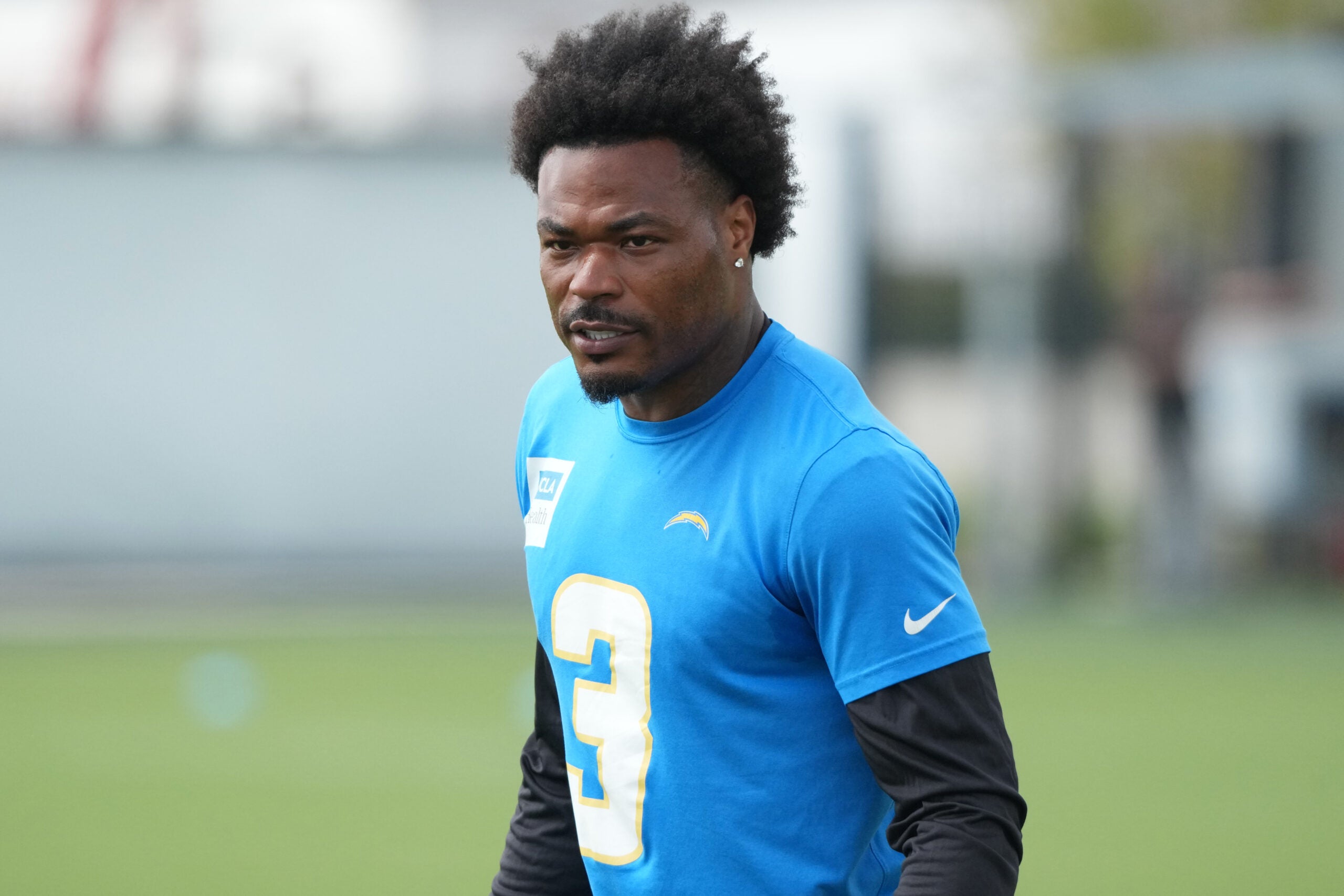 May 11, 2026; El Segundo, CA, USA; Los Angeles Chargers safety Derwin James Jr. (30) during offseason workouts at The Bolt.