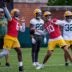 Green Bay Packers quarterbacks Tyrod Taylor (6) and Jordan Love (10) throw passes during practice on Wednesday, May 26, 2026, at Ray Nitschke Field in Ashwaubenon, Wis.