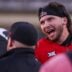 Texas Tech's Brendan Sorsby talks to coaches during the spring football game, Friday, April 17, 2026, at Jones AT&T Stadium.