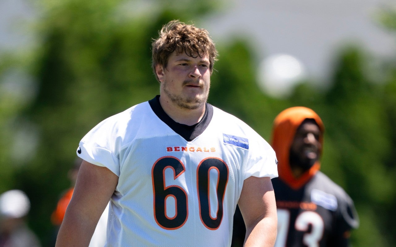 Cincinnati Bengals guard Liam Brown