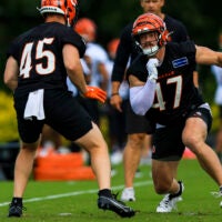 Cincinnati Bengals linebacker Swayze Bozeman